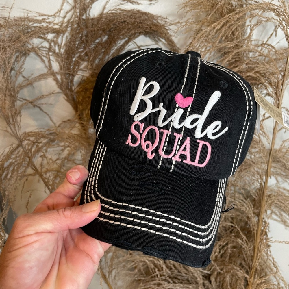 Bride Squad Hat NWT